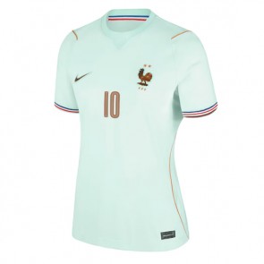 Frankrig Kylian Mbappe #10 Udebanetrøje Dame VM 2026 Kortærmet